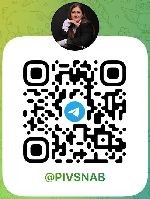 QR-код Telegram-канала Пивснаб