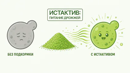Истактив: питание дрожжей, дозировки и результаты испытаний