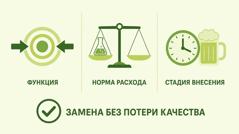 Как подобрать аналог импортной добавки без потери качества: функция норма расхода стадия внесения